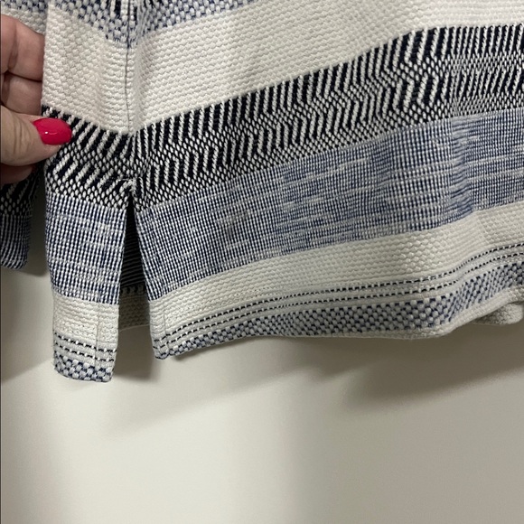 Shannon Passero Lg Striped Gray and White Long Sleeve Top - Picture 4 of 8